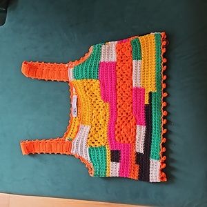 Zara Knit Cropped Tank top Small